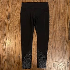 Black Lululemon Reflective Leggings
